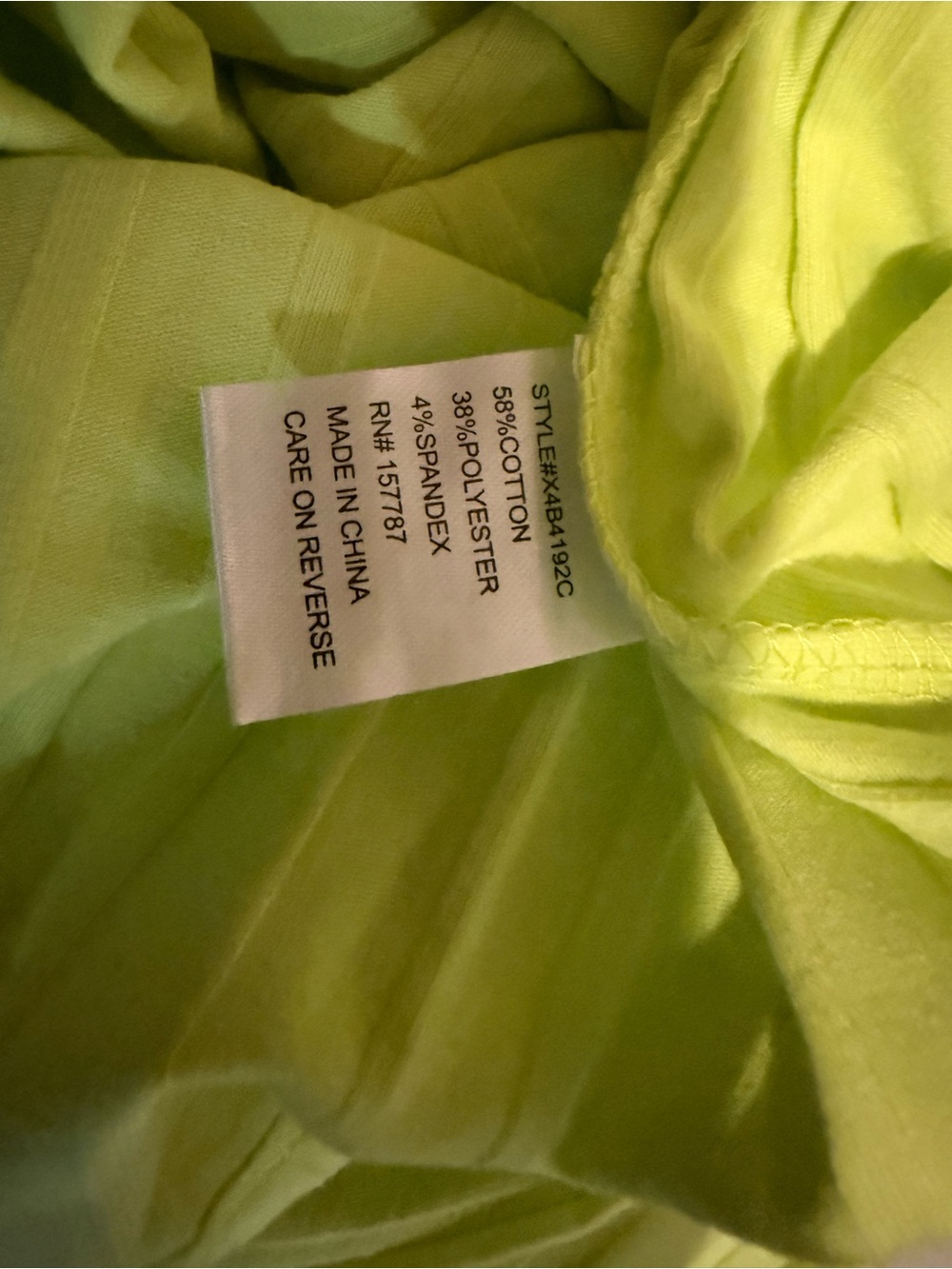 Yellow Ribbed Long Sleeve - Picture 12 of 14